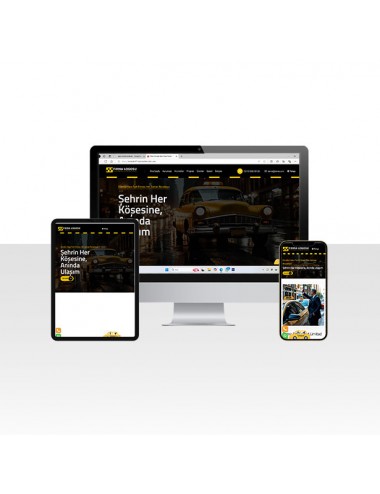 Hazır Taksici ve Taksi Durağı Web Sitesi Paketi - Conexi
