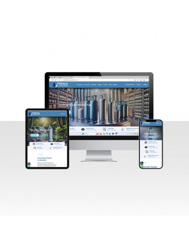 Hazır Tüp ve Su Bayisi Web Sitesi Paketi - Damla