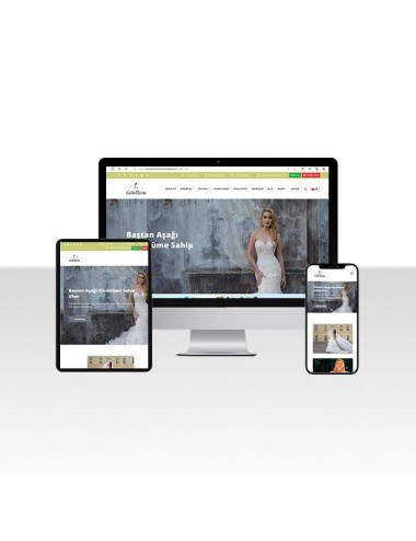 Gelinlikçi ve Tekstil Firması Web Paketi
