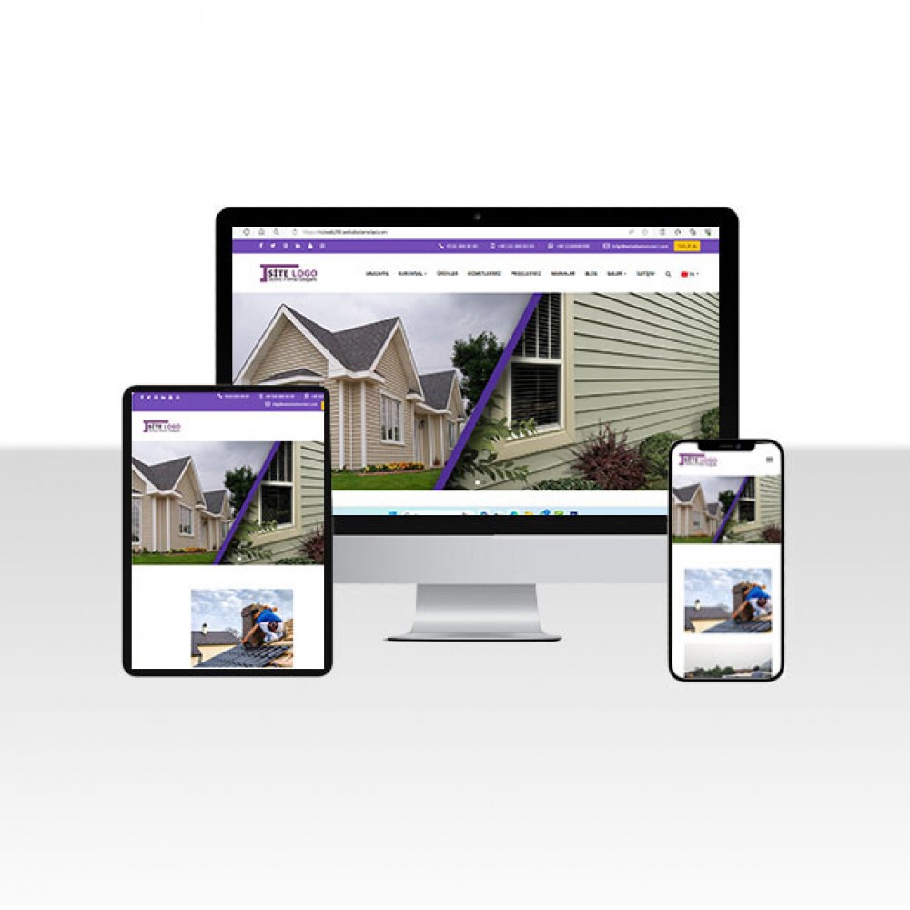 Çatı İzolasyon Firması Web Sitesi Paketi - Edge