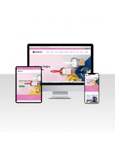 Boya Badana / Dış Cephe Onarım Web Sitesi Paketi