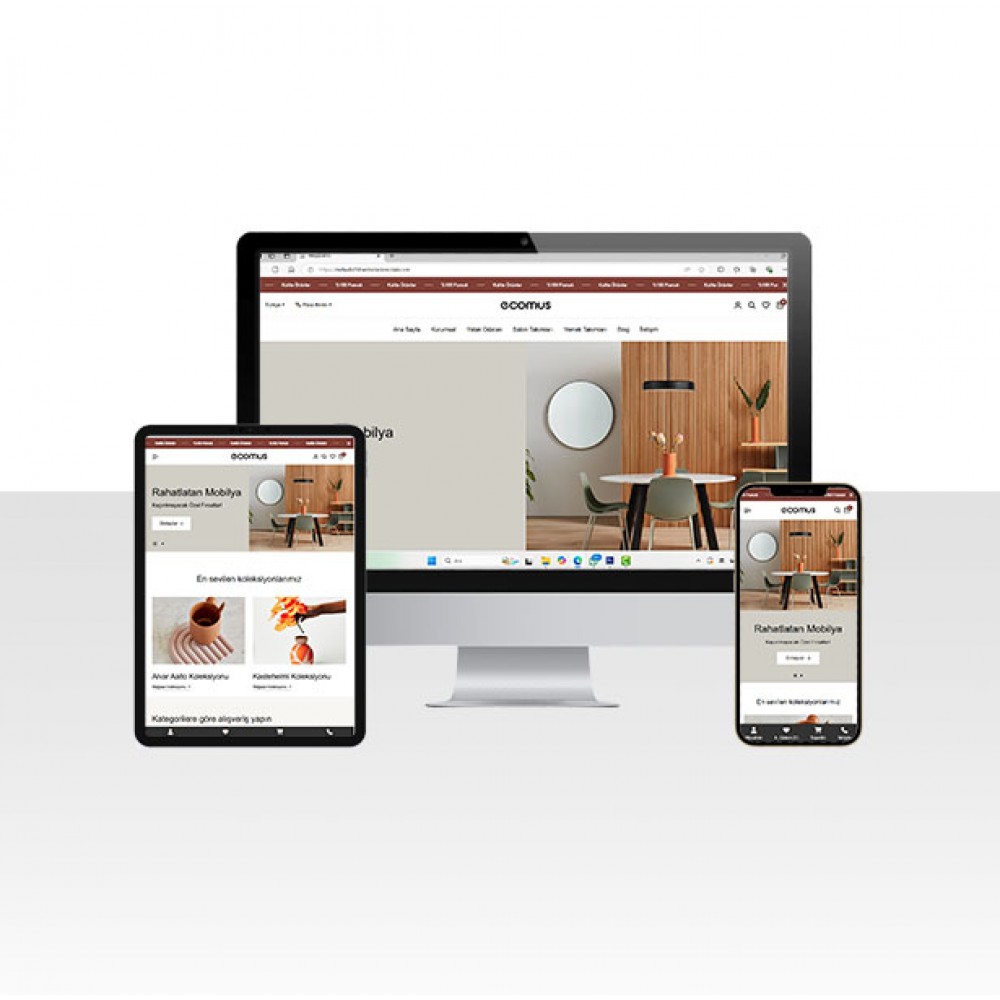 E-Ticaret Mobilya ve Dekorasyon Satışı Sitesi - Arthome