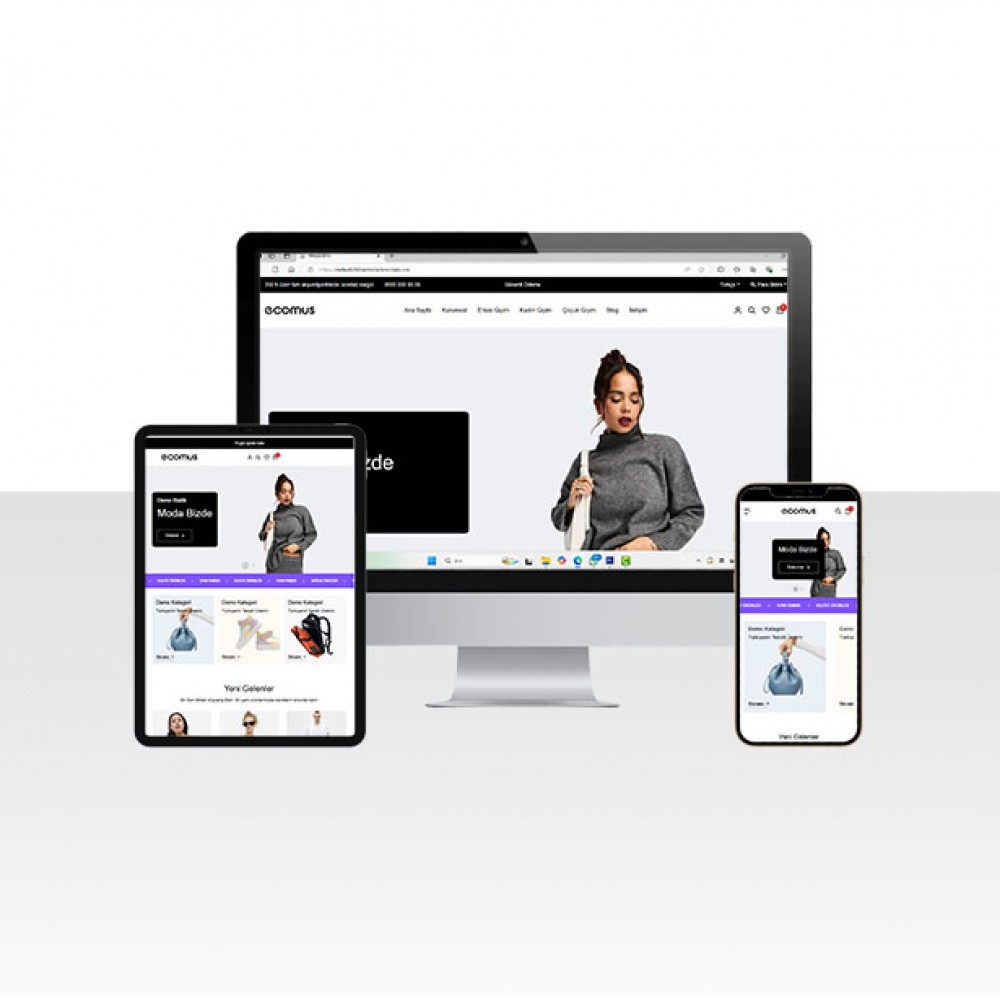 E-Ticaret Butik ve Moda Ürünleri Satışı Web Paketi - Civil