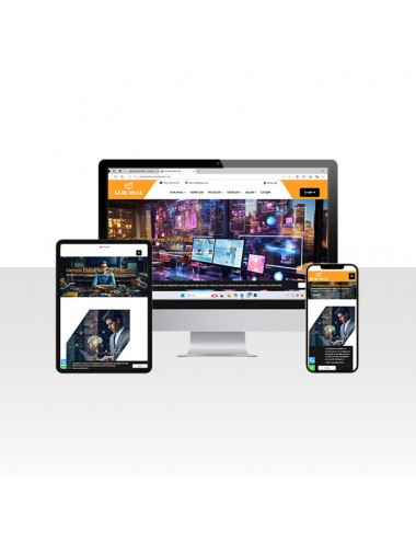 Teknoloji ve Bilişim Sektörü Web Sitesi Paketi - Tech