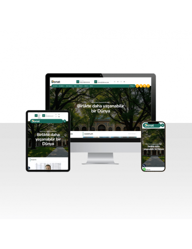 Dernek - Belediye ve Vakıf Web Sitesi Paketi - Donat