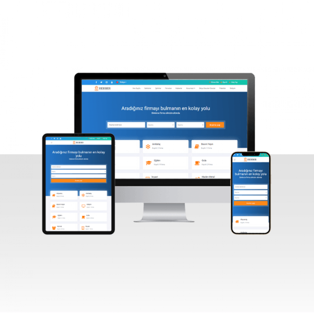 Hazır Php Firma Rehberi Yazılımı Web Sitesi - Deniz