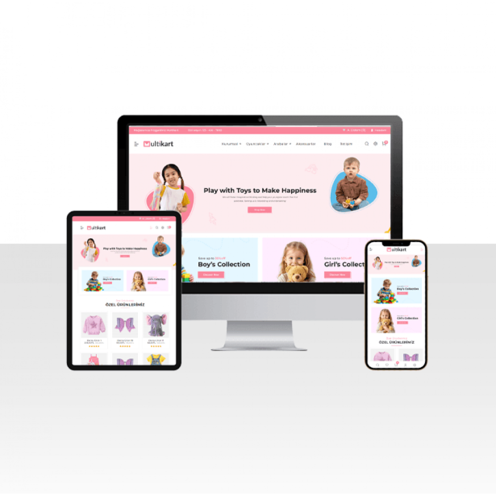 E-Ticaret Bebek ve Çocuk Giyim Web Sitesi – Watoys